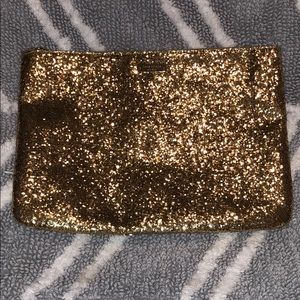 Gold Glitter Kate Spade Clutch